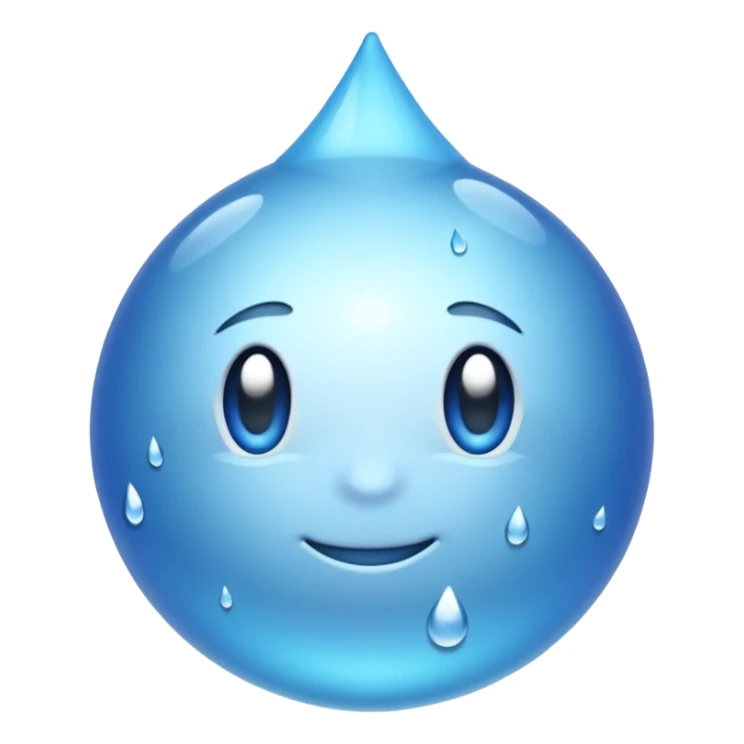 sweat droplets sticker