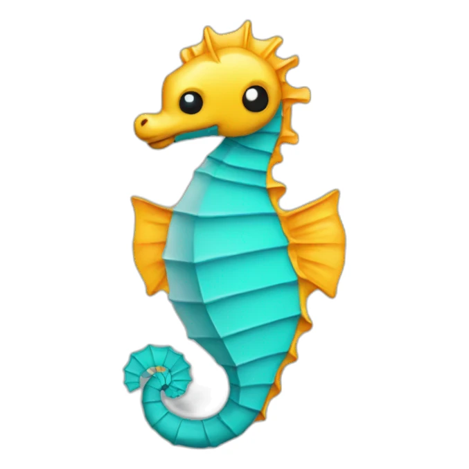 seahorse router sticker
