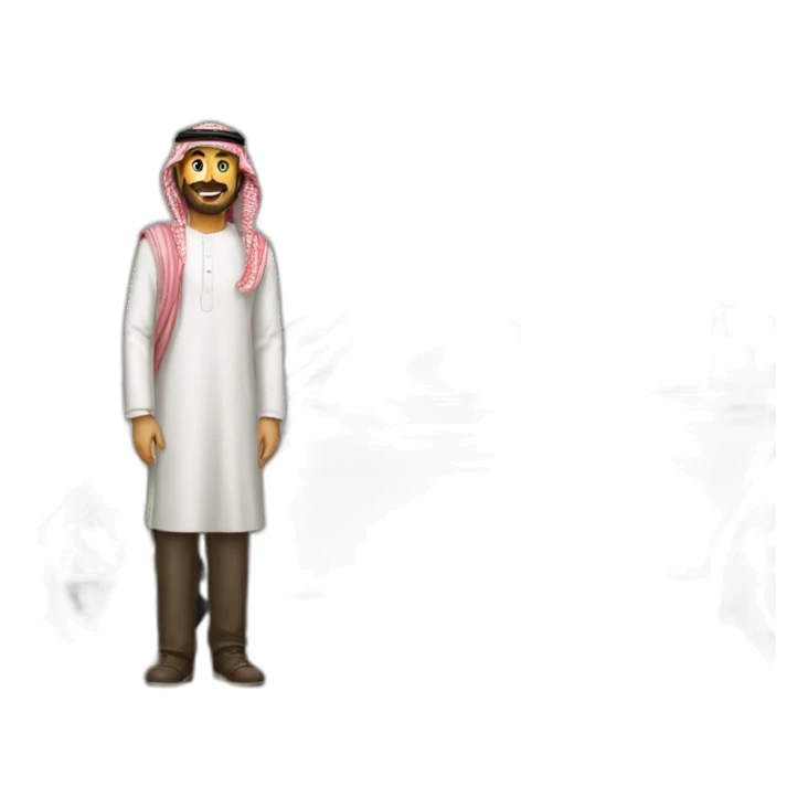 Arab with bmw sticker