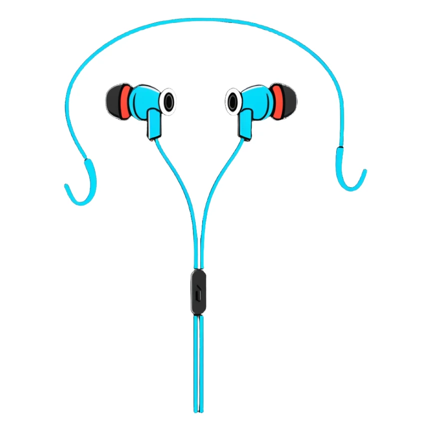 earphone cartoonish sticker style sticker