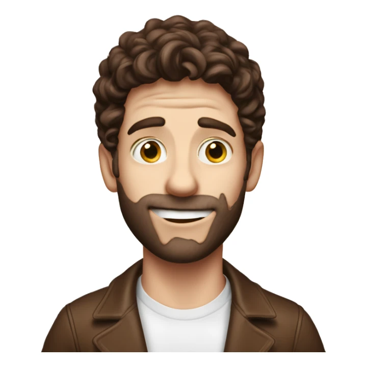 Actor Josh O’Connor eating chocolate sticker