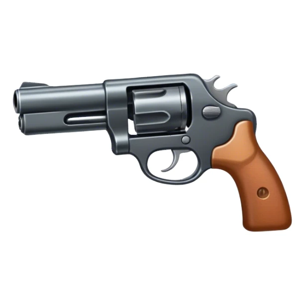 Gun and a clip sticker