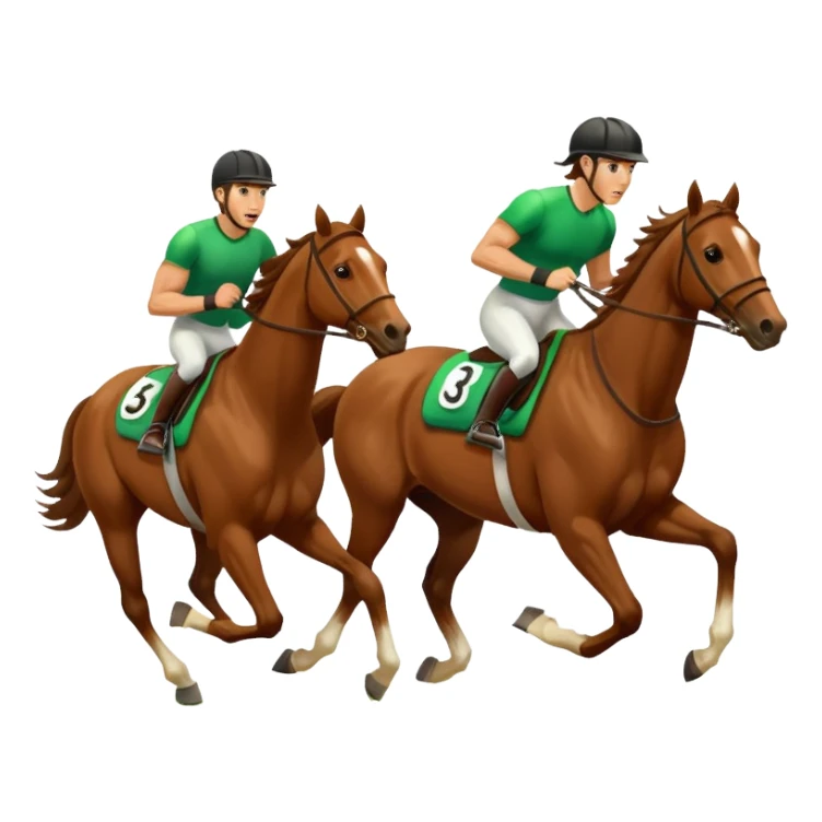gallop race sticker
