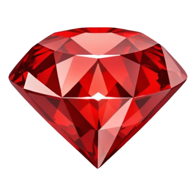 red shiney diamond emoji sticker