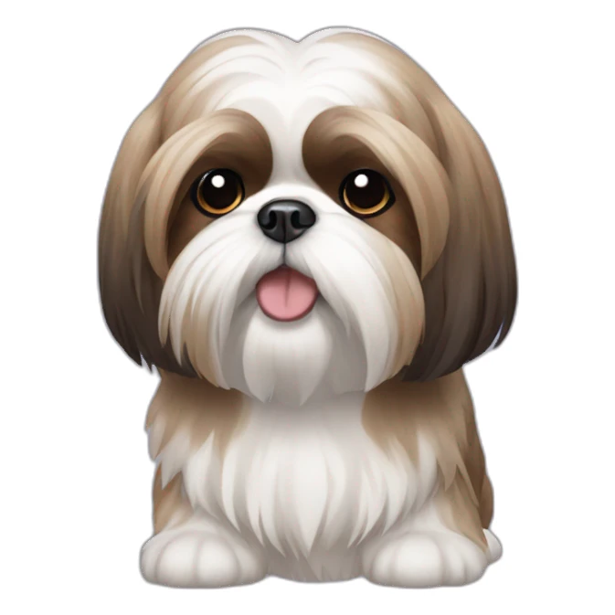 Dog shihtzu sticker