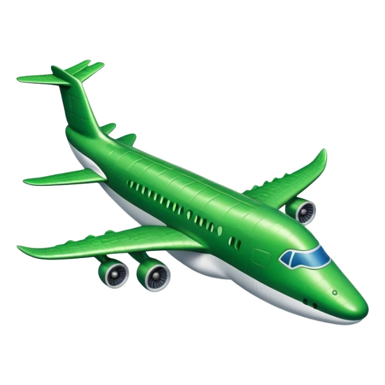 crocodile with airplane body sticker