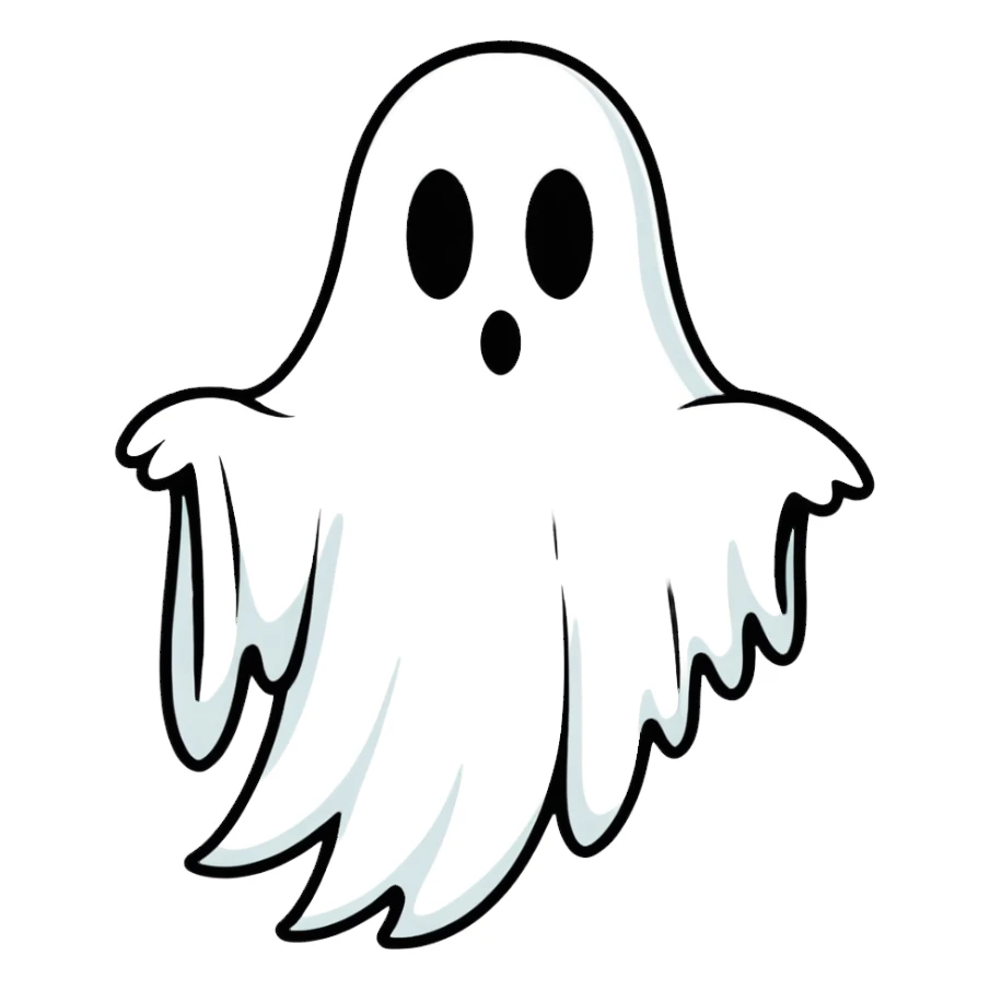 Ghost sticker