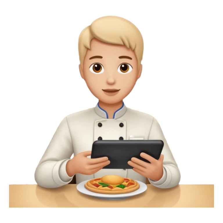 Placing orders at the restaurante sticker