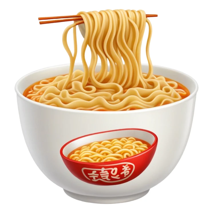 Instant noodles sticker