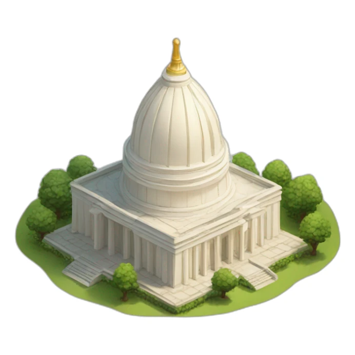 bahai temple sticker