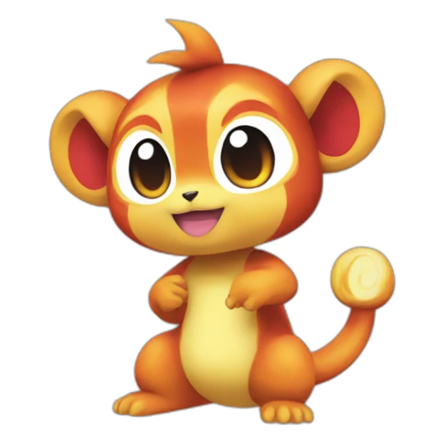 Chimchar pokemon sticker