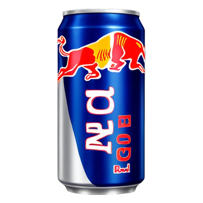 red bull can  sticker