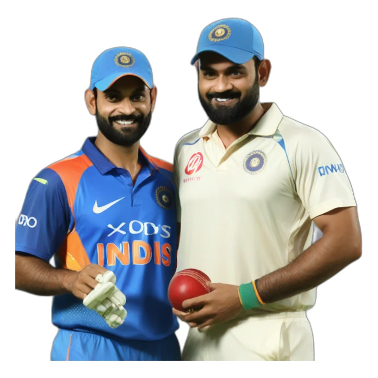 virat kholi & dhoni sticker