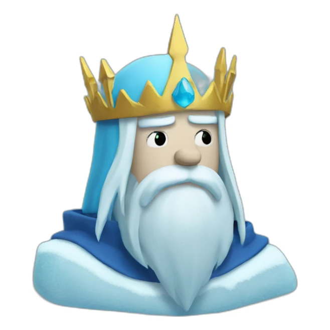 The ice king from Adventure time sticker
