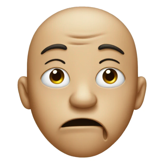 Holding nose in disgust  sticker