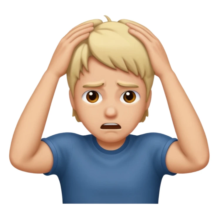 Hair pulling sticker