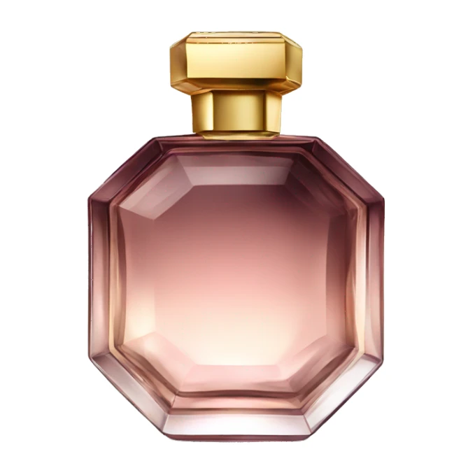 Luxury perfume bottle octagon  sticker