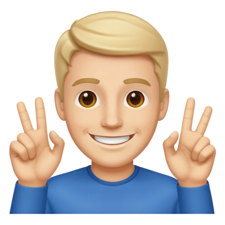 White guy flashing the camera sticker