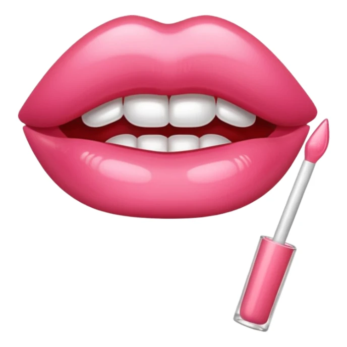 lip gloss clear  sticker