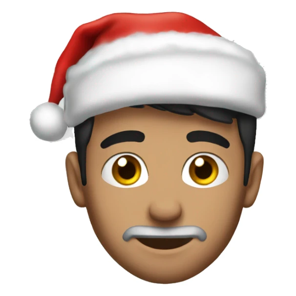 zayn with santa hat sticker