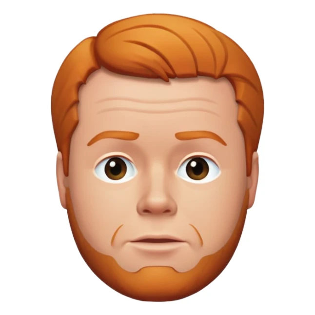 Phil Mitchell with ginger hair sticker