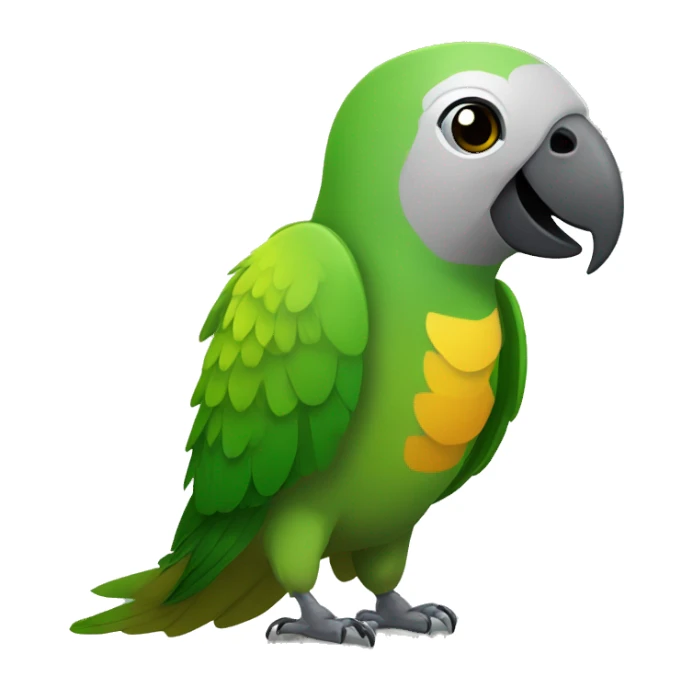 happy senegal parrot sticker