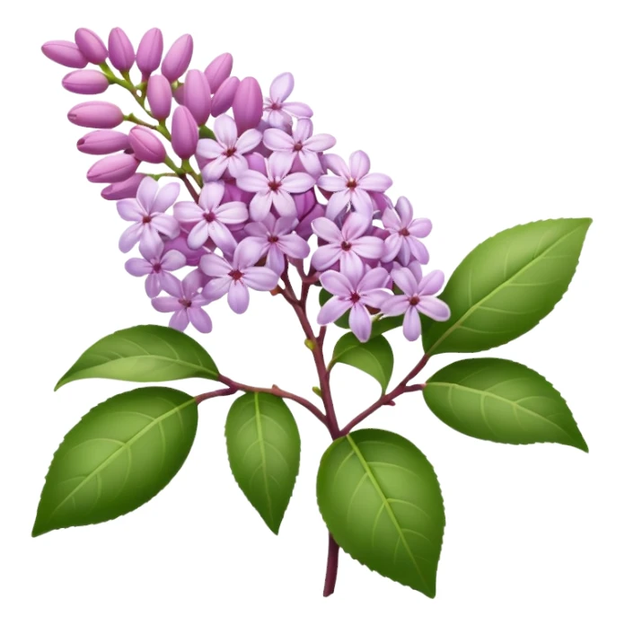 pink lilac sticker
