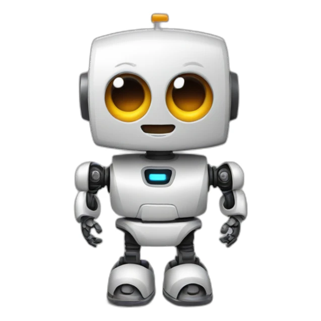 Pixotope robot mascot sticker