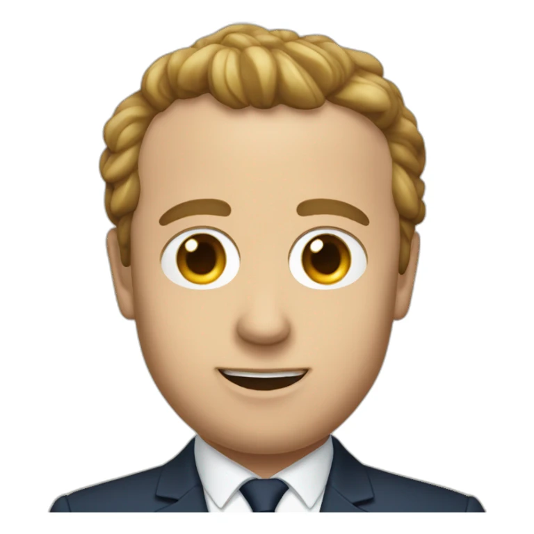 Macron glace sticker