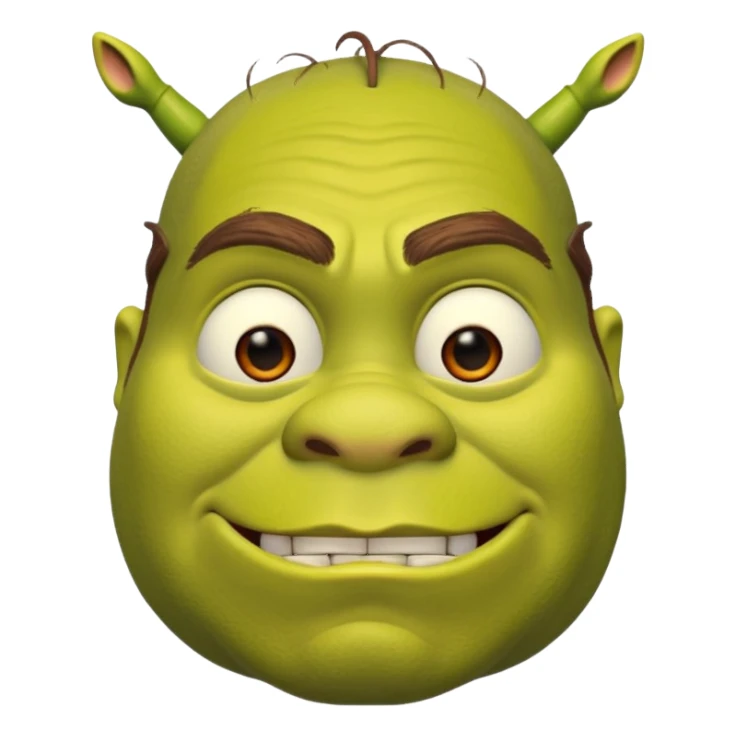 Shrek asombrado sticker