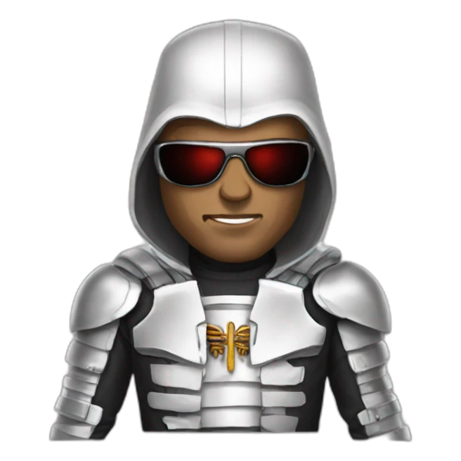 Francis pope dressed like the terminator sticker