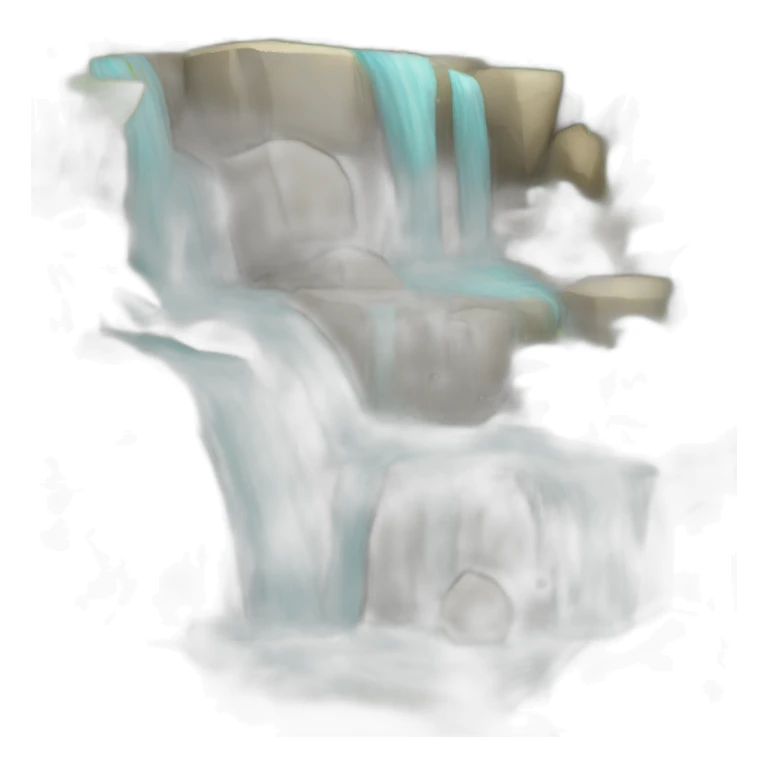 Cascada de agua sticker