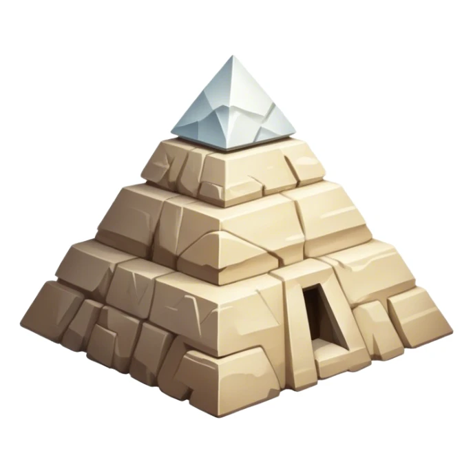 White rock pyramid ￼ sticker