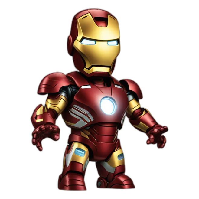 Iron Man who salutes sticker