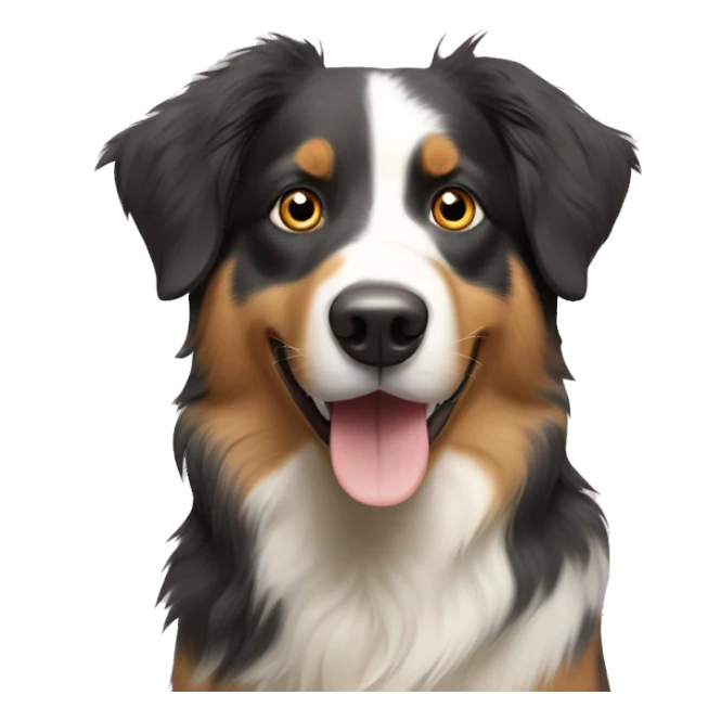 Australian Shepherd mixed with Burmese mountain dog ￼￼ sticker