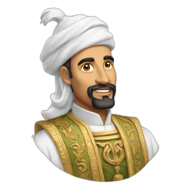 king of teas abu abdallah sticker