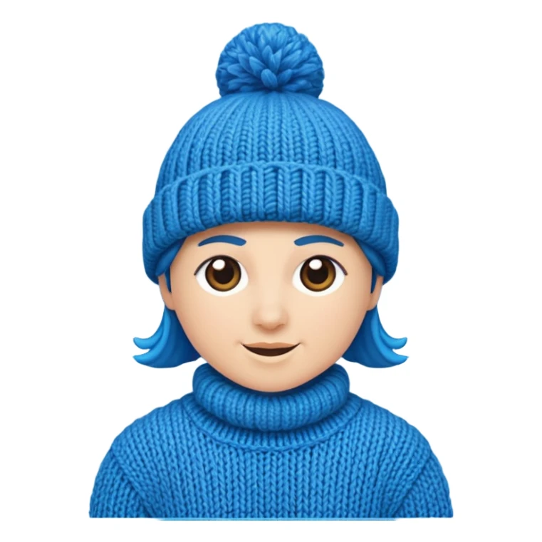 Only give me blue hat  sticker