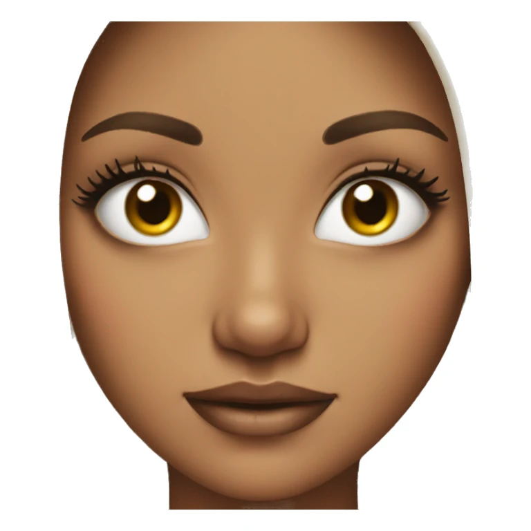 girl with really long eyelashes  sticker