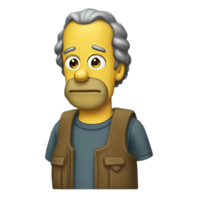 Homer simspon sticker