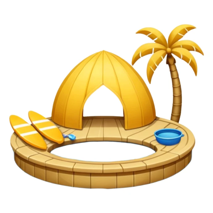 arena de la playa sin recuadros  sticker