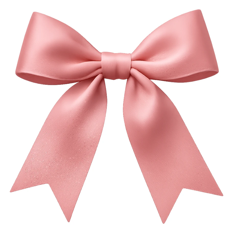 pink Valentine bow. remove background sticker