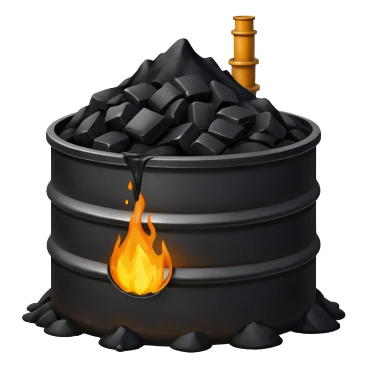 oil refining waste sticker