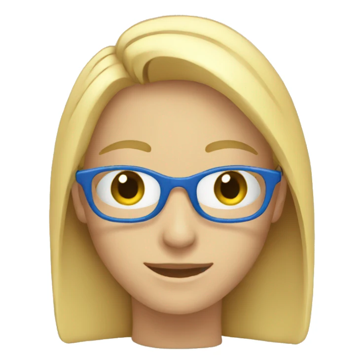 Blue frame for text sticker