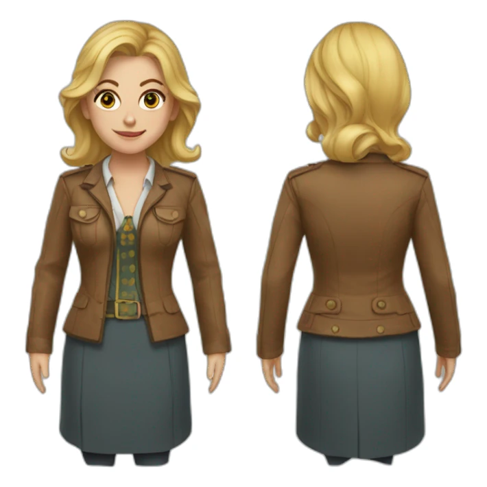 Mindy Macready costume sticker