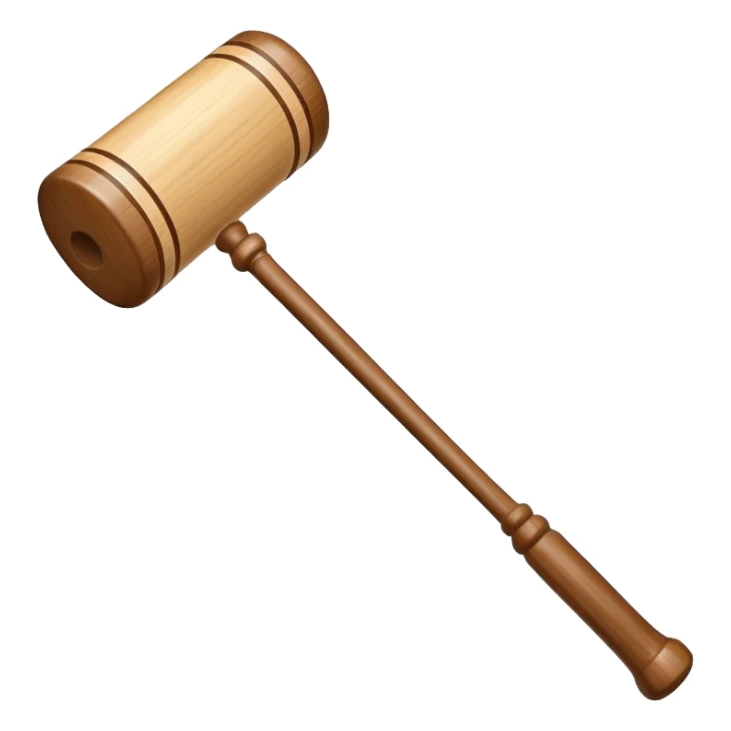 Croquet mallet sticker