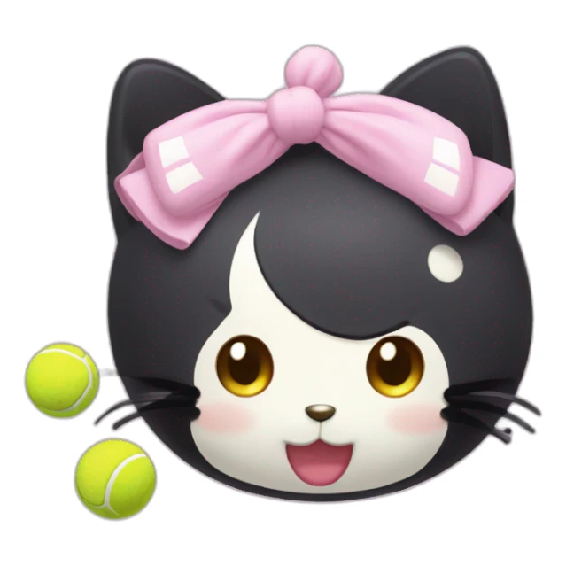 tennis kuromi sanrio sticker
