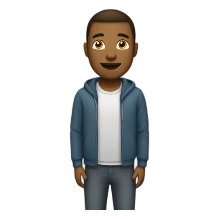 Homem no computador  sticker