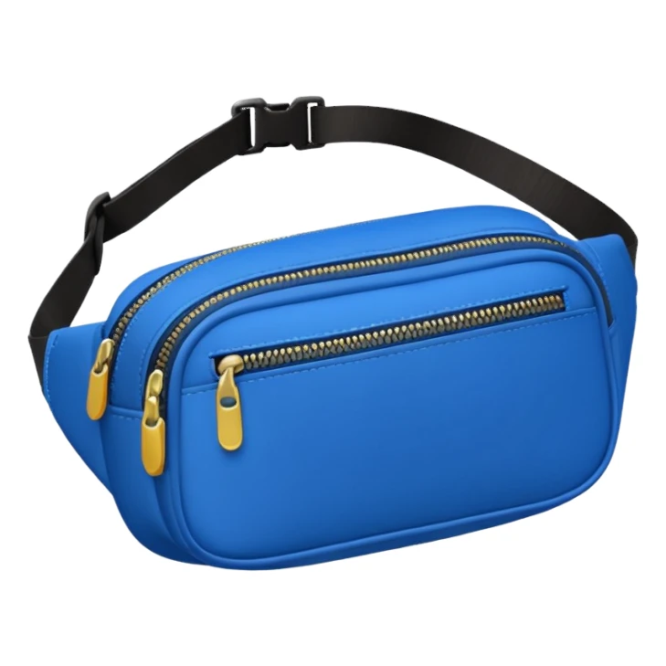 blue waist bags sticker