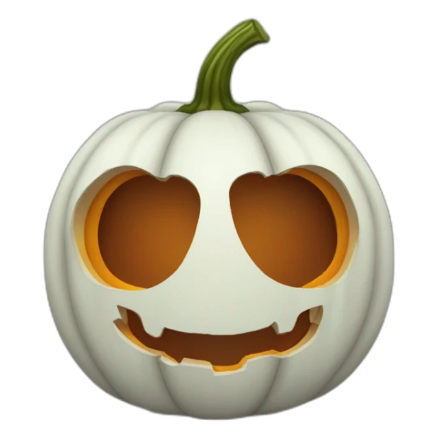 pumpkin without face sticker