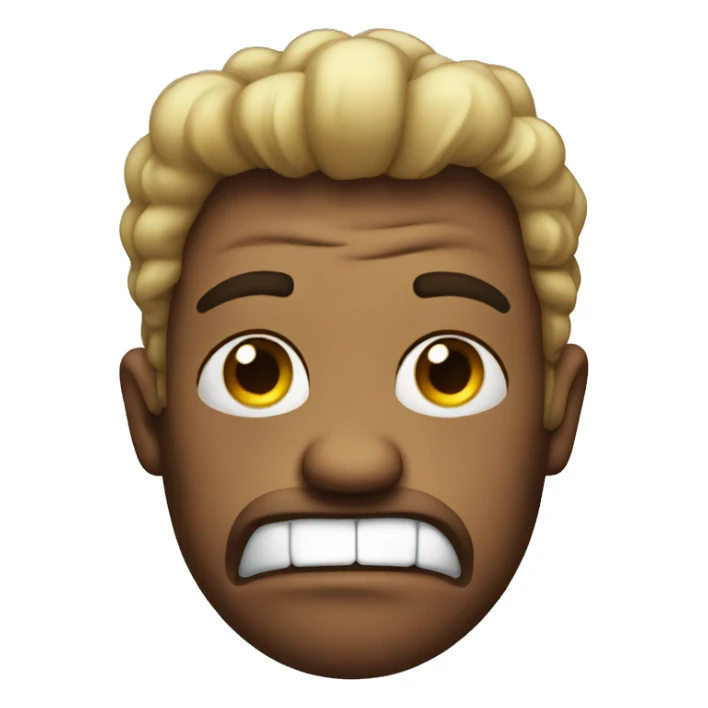 Stank face emoji sticker